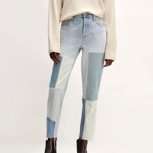 Everlane The '90s Cheeky Patchwork Jeans Size 23